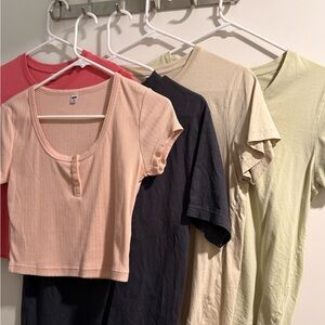 Uniqlo Tops ( set of 4 )